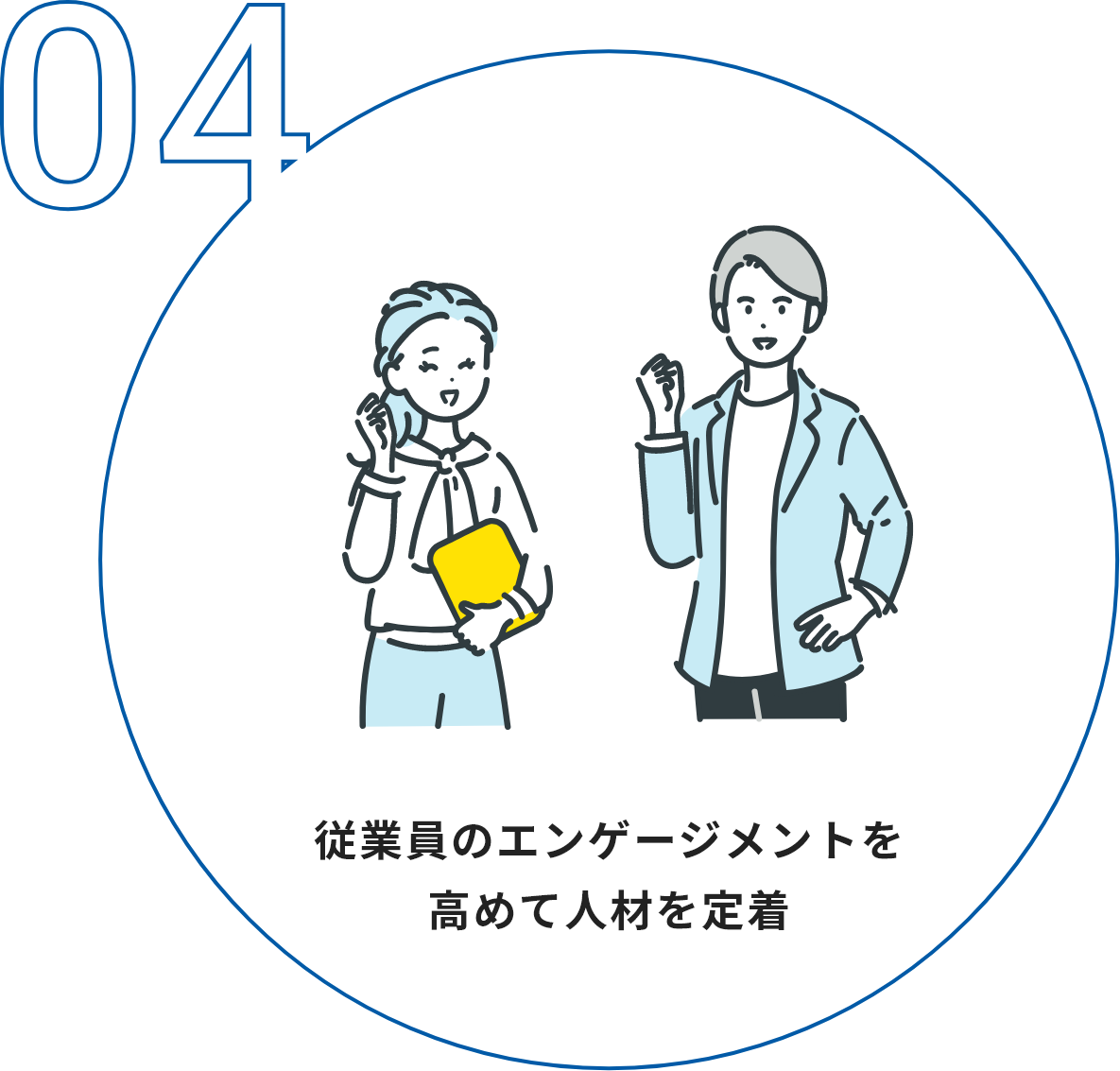 従業員のエンゲージメントを高めて人材を定着